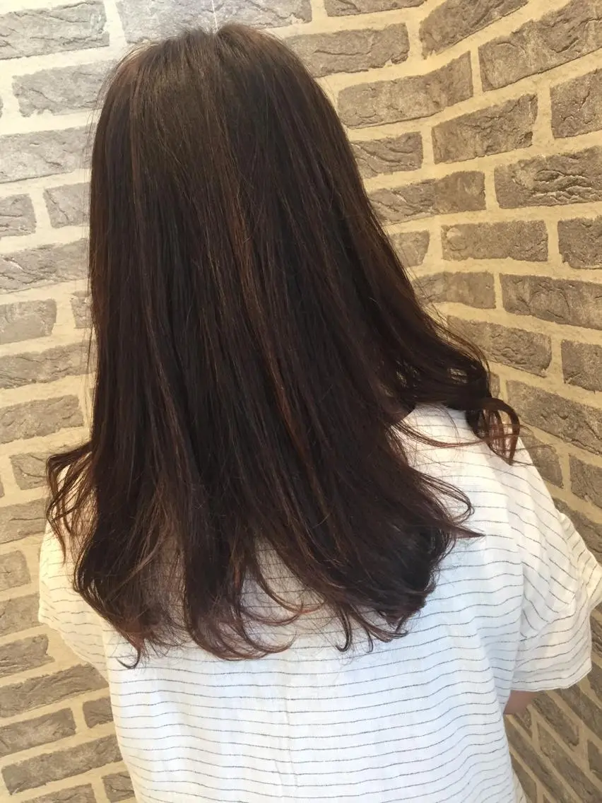 ロング カラー パーマ 髪質改善 トリートメント Earth岩槻店 YAGIのヘアスタイル