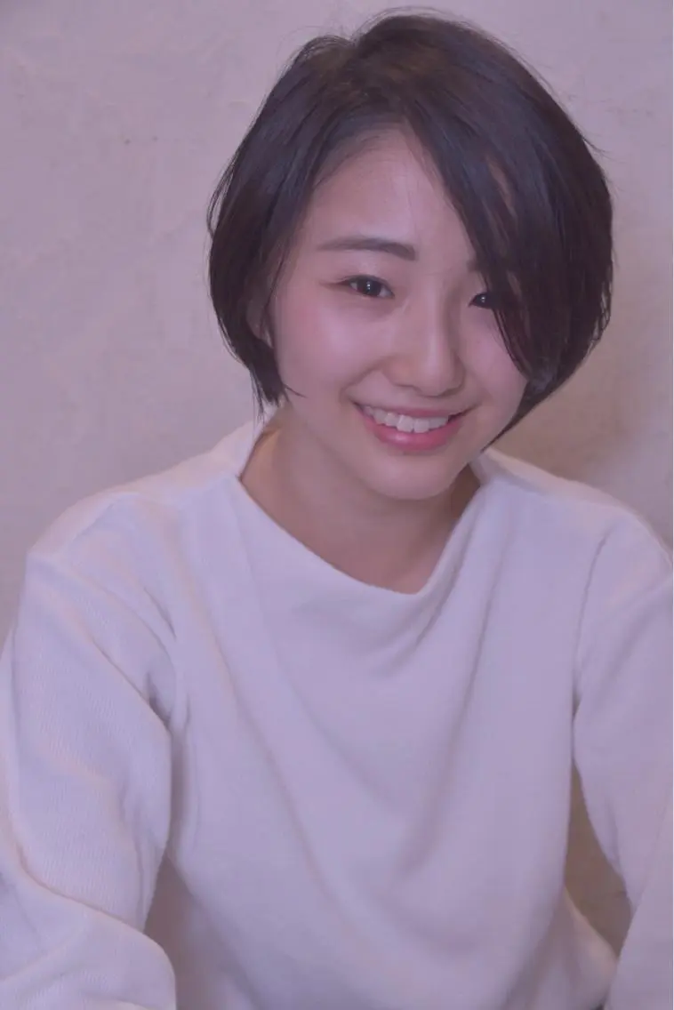 ショート ショートボブ ボブ ショートヘア 五十嵐ゆり 美髪カラー 武蔵小杉のヘアスタイル