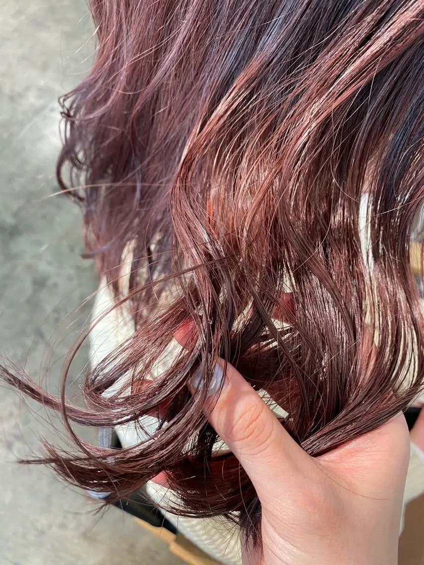 ミディアム カラー ブラウンカラー ヘアカラー トリートメント 🌼透明感艶カラー オリーブ🌼河村咲のヘアスタイル