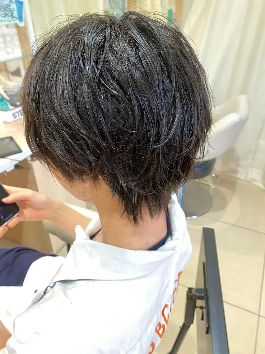 パーマ メンズ 🩵波巻き/ツイスパ HARU💎のヘアスタイル