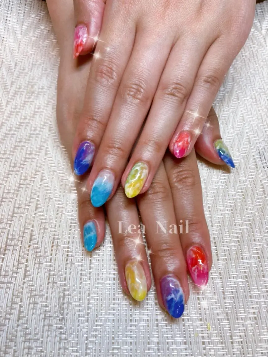 ネイル 夏ネイル Lea Nailのネイルデザイン