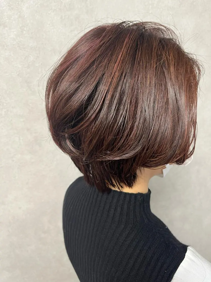 ショート カラー MIKOTO/マンツ ーマン/髪質改善🤎のヘアスタイル