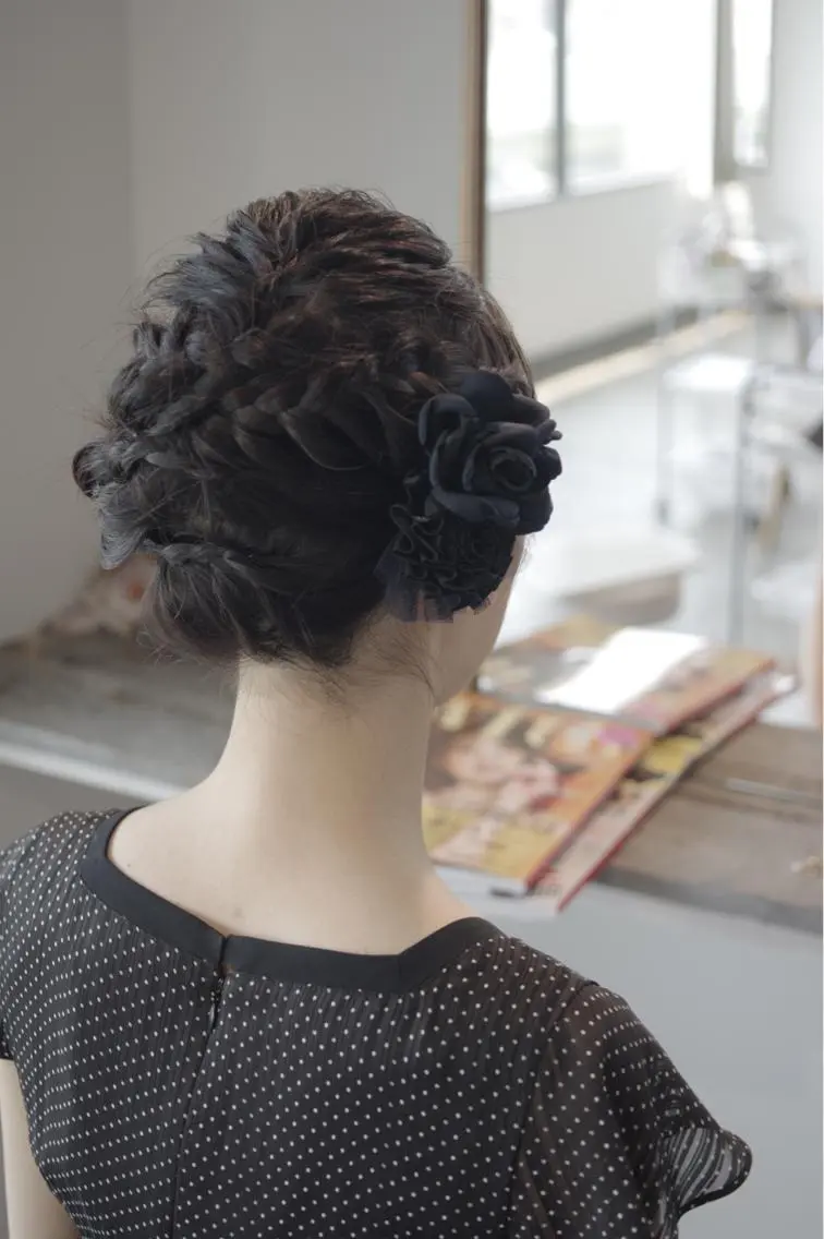 ミディアム ヘアアレンジ 🌈ディレクター🌈 徳松優希のヘアスタイル