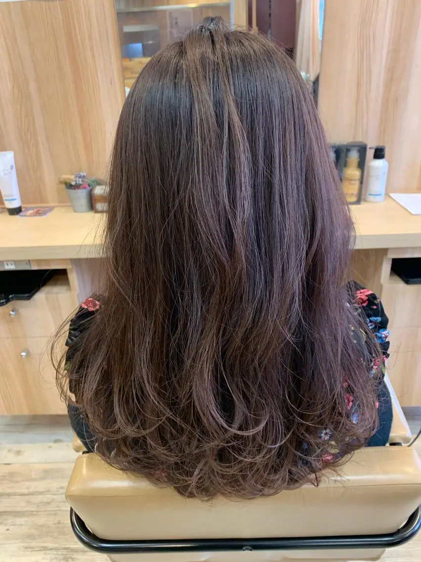 ロング カラー HAREru. モデル募集【戸塚】のヘアスタイル