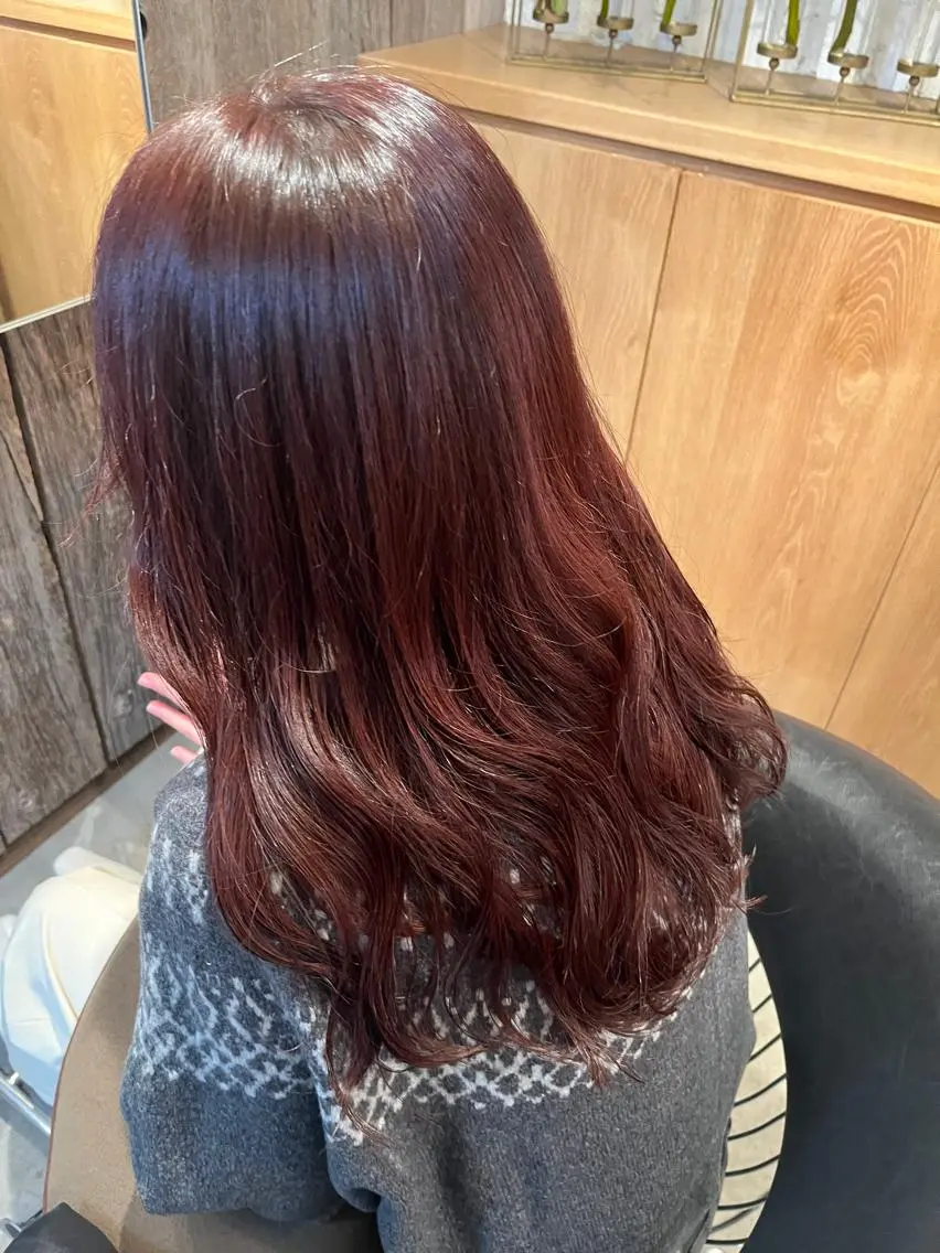 ロング カラー 三品 早妃のヘアスタイル