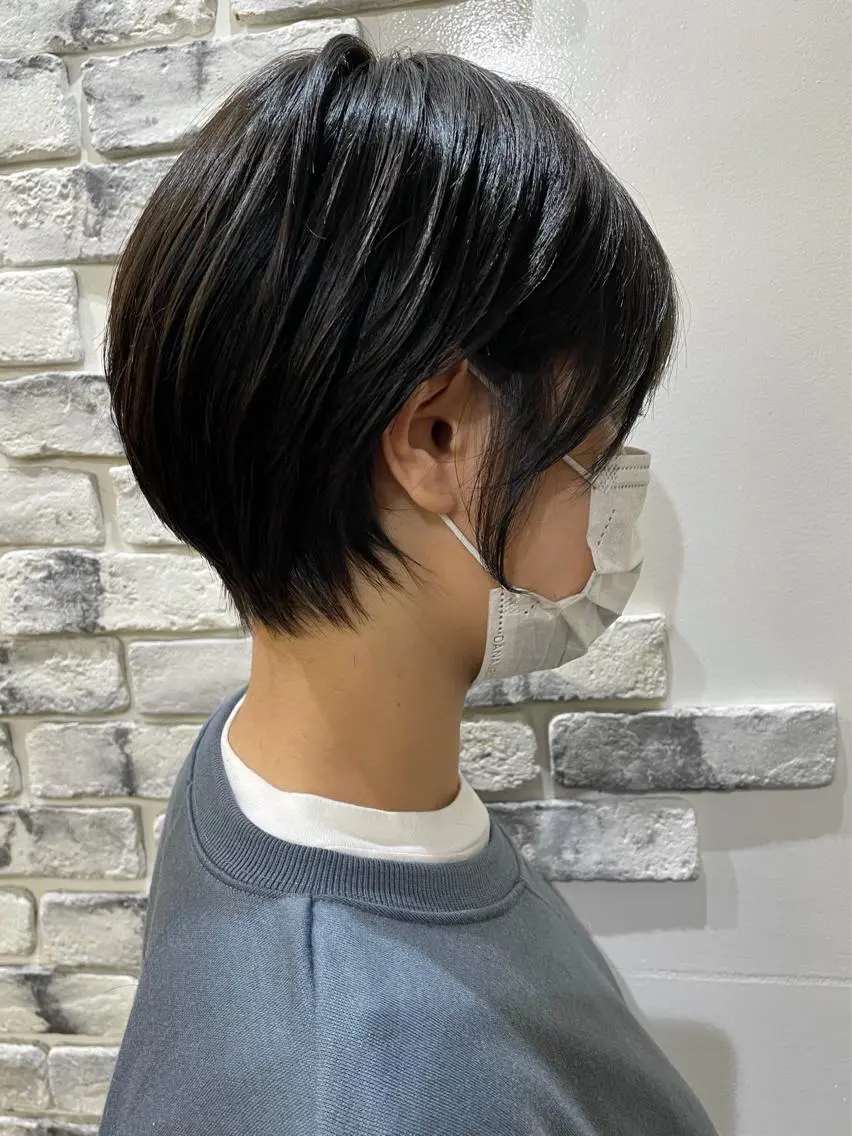 ショート ショートボブ ボブ ショートヘア 後藤 陽花子のヘアスタイル