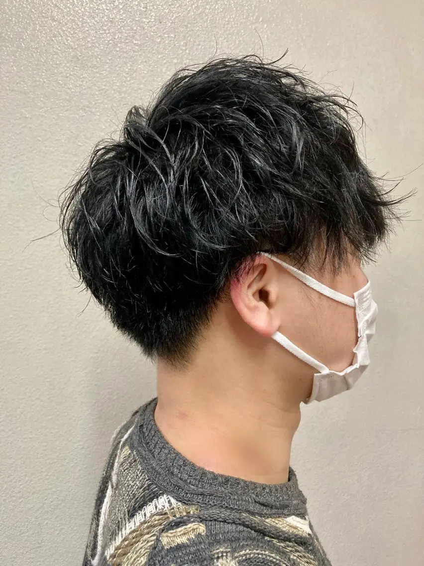 メンズ メンズパーマ 完全個室マンツーマン メンズサロン草野貴樹のヘアスタイル