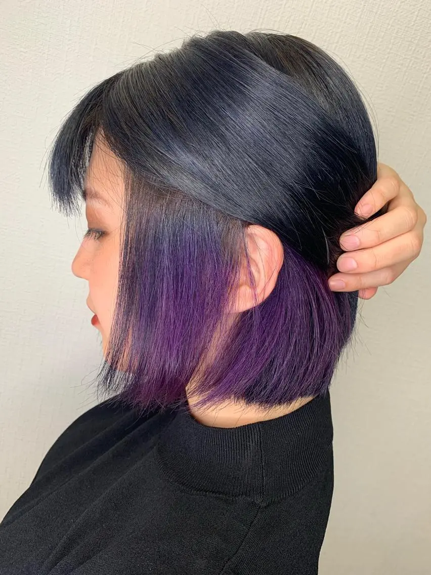 ショート ヘアカラー 袴田 伊代のヘアスタイル