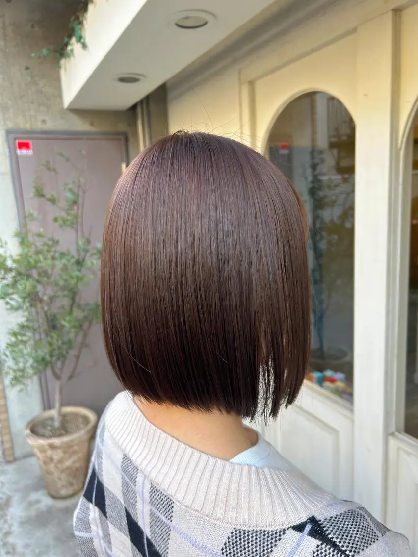 カラー カット トリートメント 暖色･似合わせカラー (廣石沙英🎀)のヘアスタイル