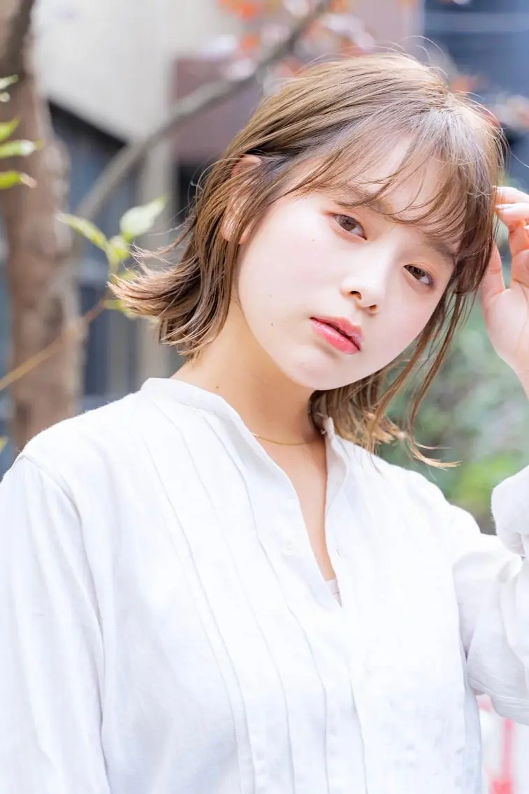 ショート カラー ヘアアレンジ アクアカラー ダブルカラー グラデーションカラー ハイライトカラー イルミナカラー 💈Chlom💈_ 公式_NewOpenのヘアスタイル