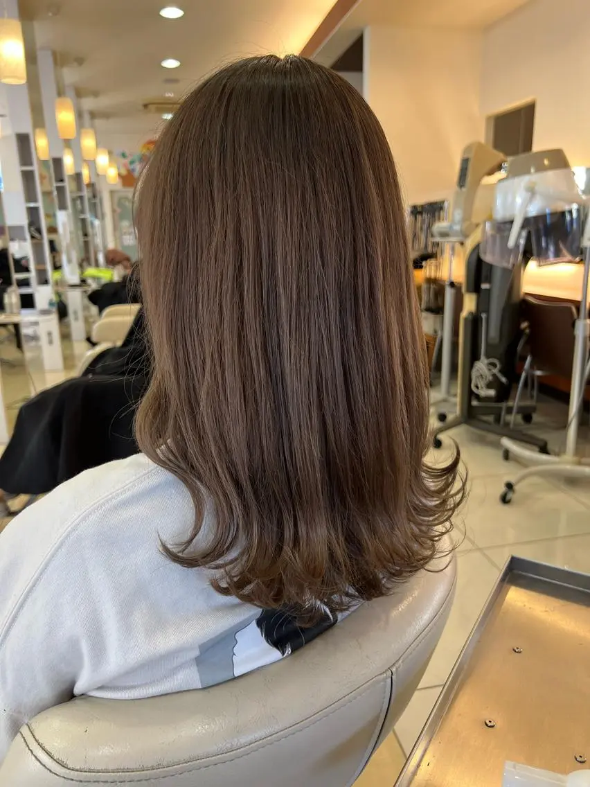 カラー ヘアカラー トリートメント 💖改善カラー 板倉百花💖のヘアスタイル