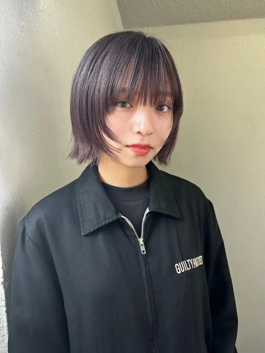 ショート カラー カット ヘアカラー トリートメント 🌼U24 ヘアデザインラボのヘアスタイル