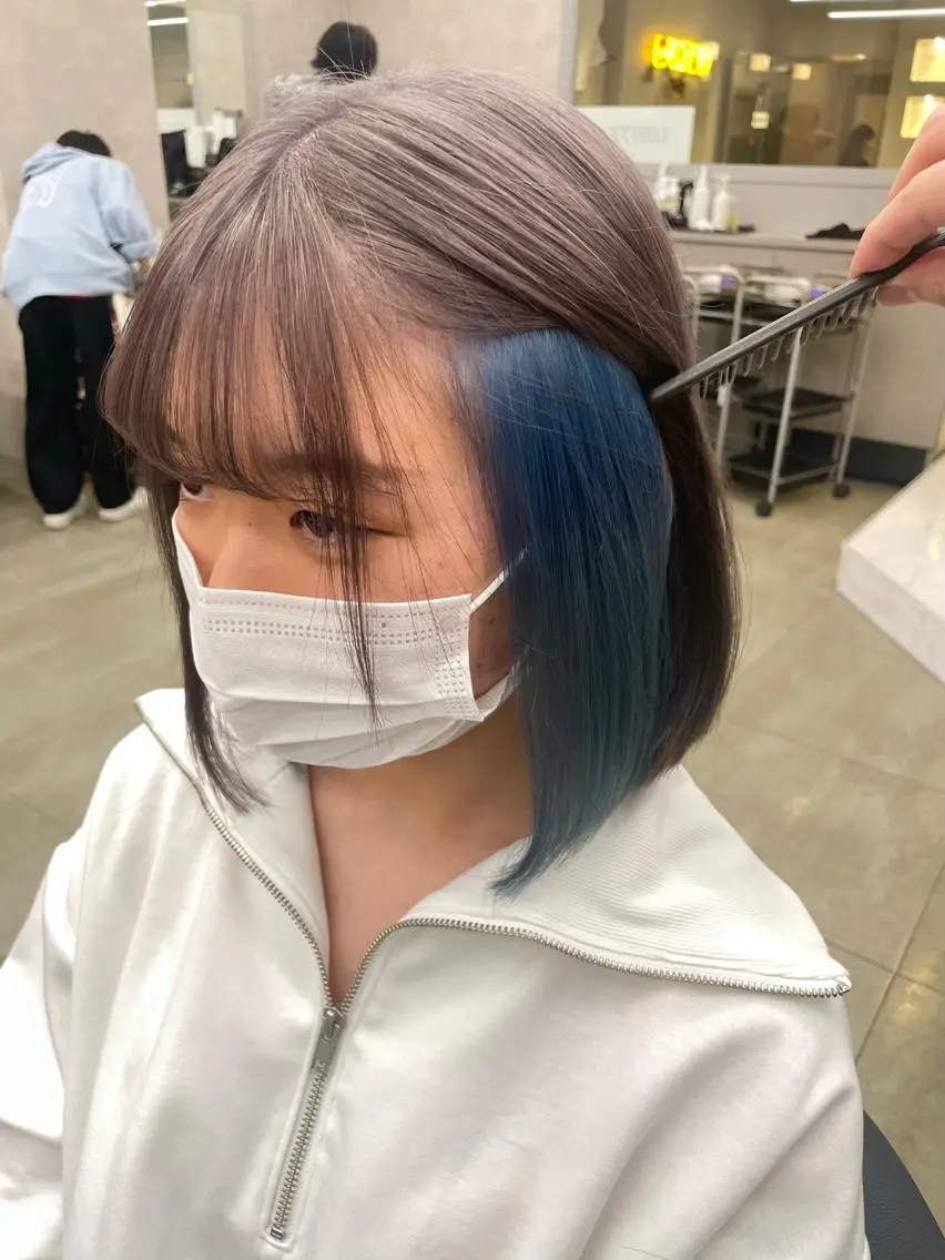 ロング カラー *モデル募集🤍横浜 透明感カラー🫧のヘアスタイル