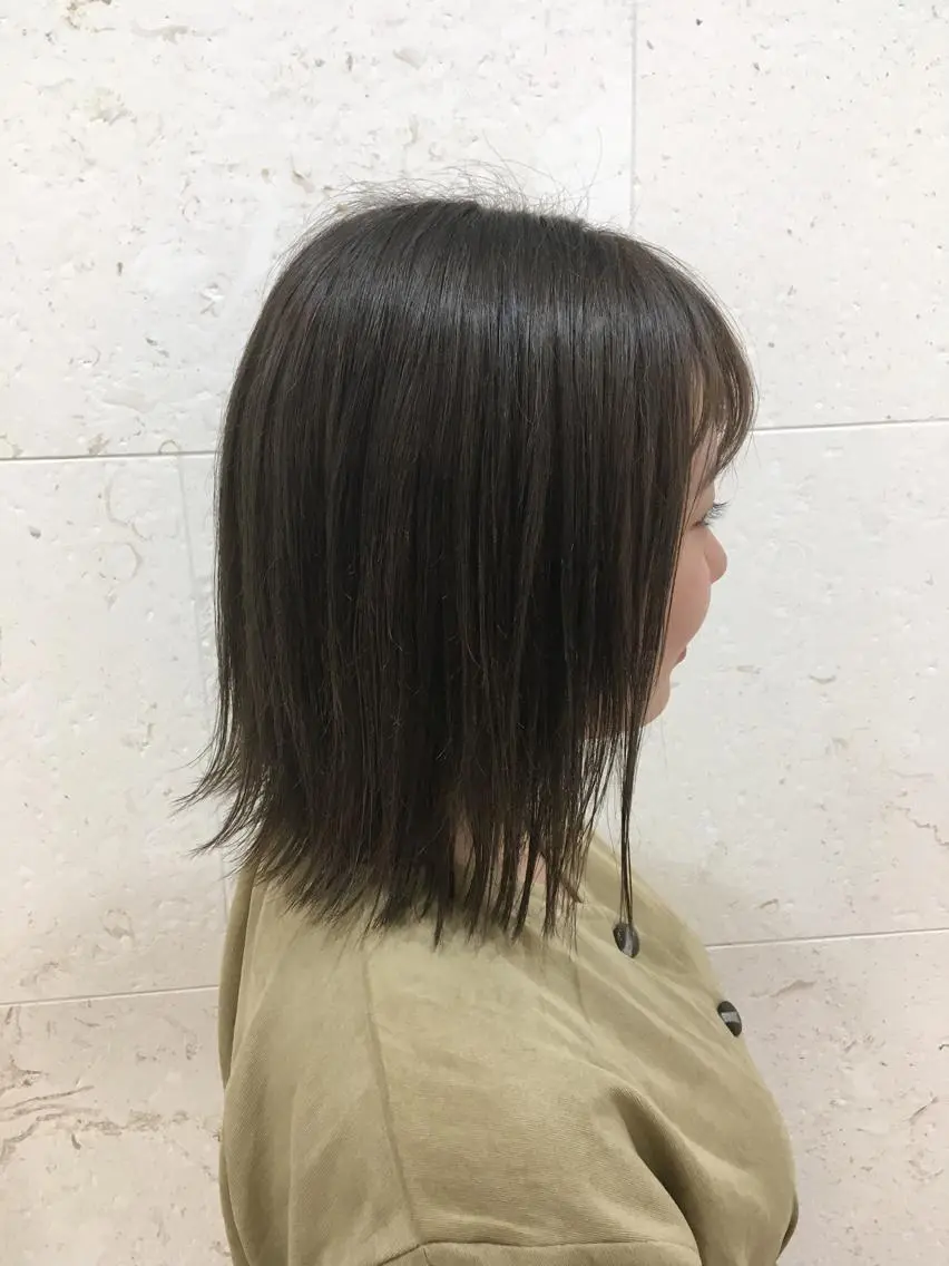 ミディアム カラー ブリーチ トリートメント 斉藤 貴也のヘアスタイル
