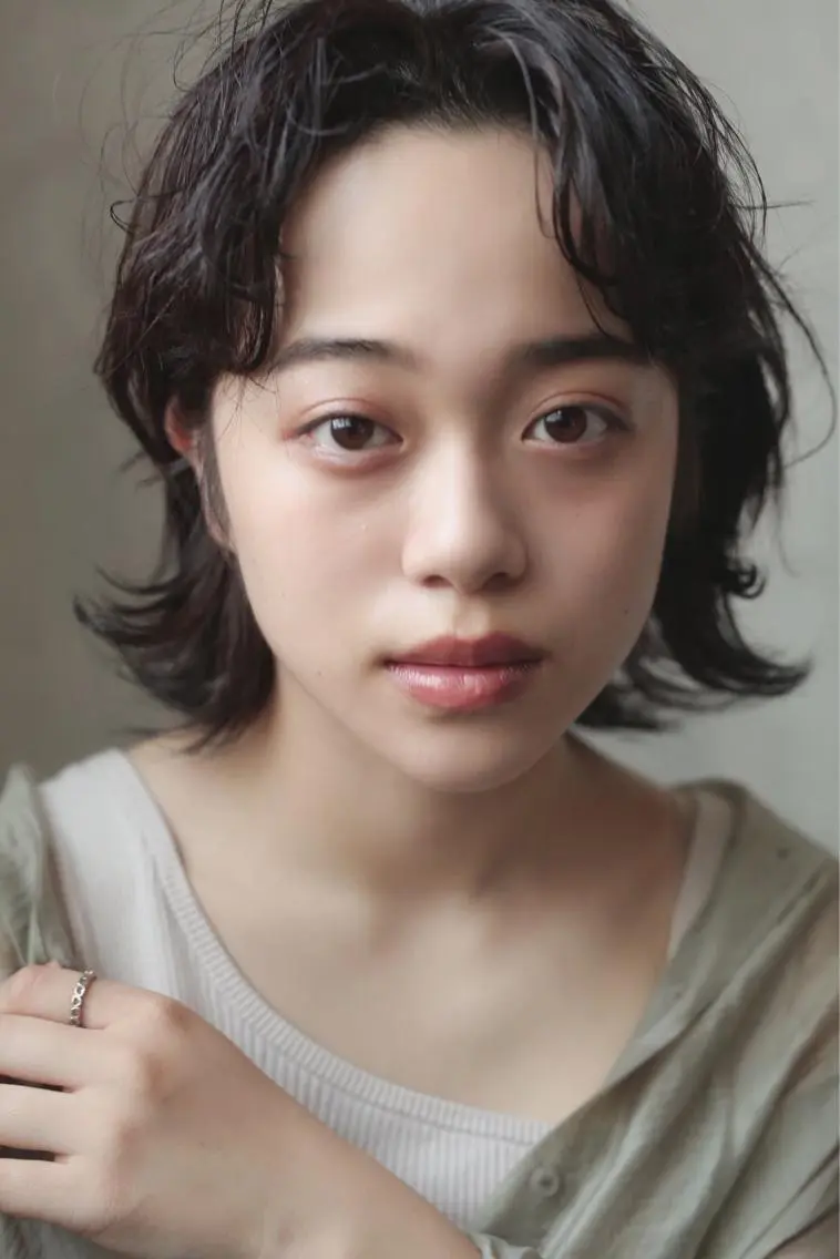 ショート パーマ 森貴裕/ニュアンス パーマ/オリーブのヘアスタイル