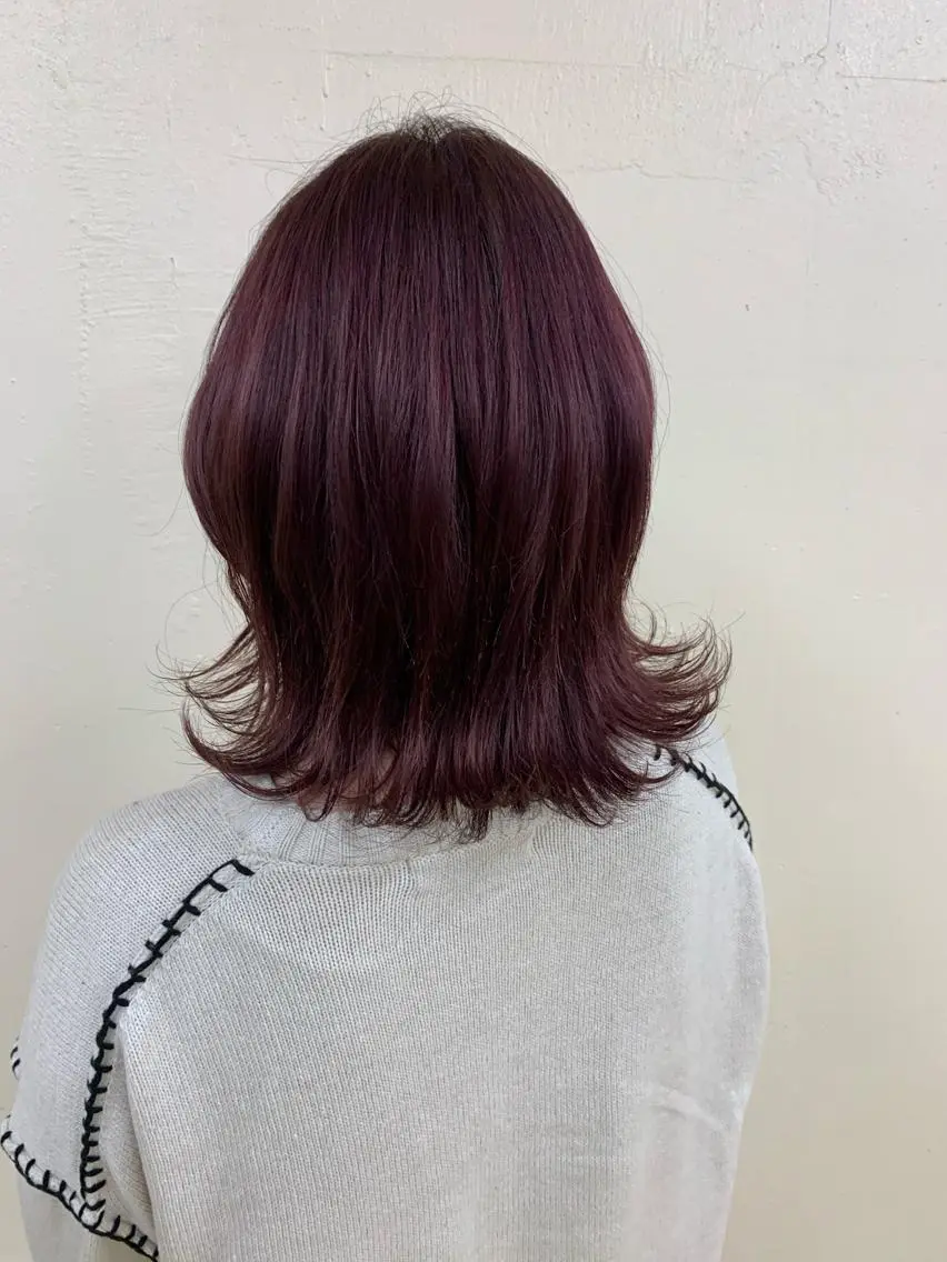 ミディアム 顔周りレイヤー/新宿 /モテ艶カラー/航介のヘアスタイル