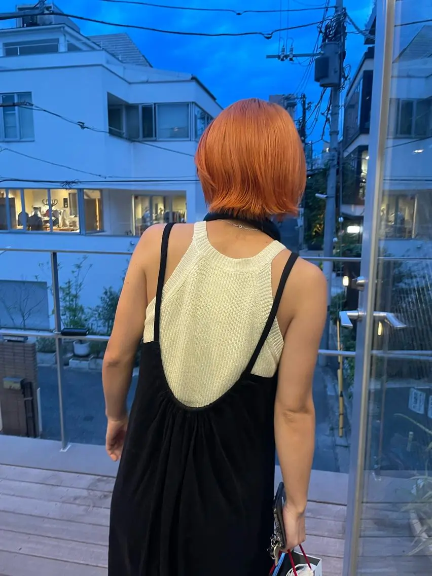 ショート カラー カット ヘアカラー トリートメント 佐伯 和佳のヘアスタイル