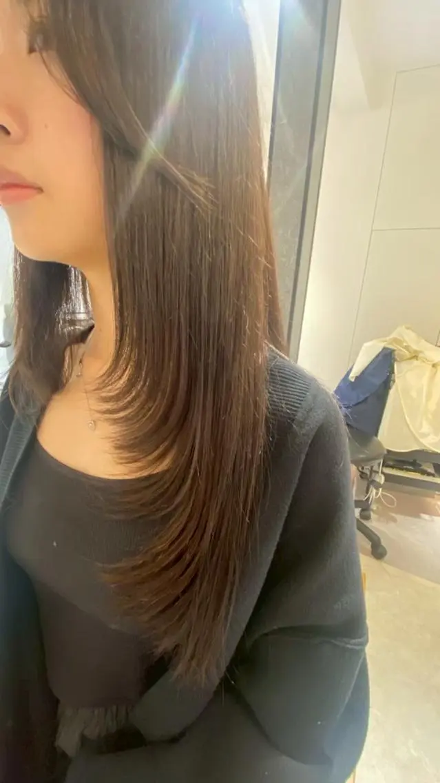 ロング カラー カット ヘアカラー 🎀 マエカワ ユウリ 🎀のマツエク・マツパデザイン