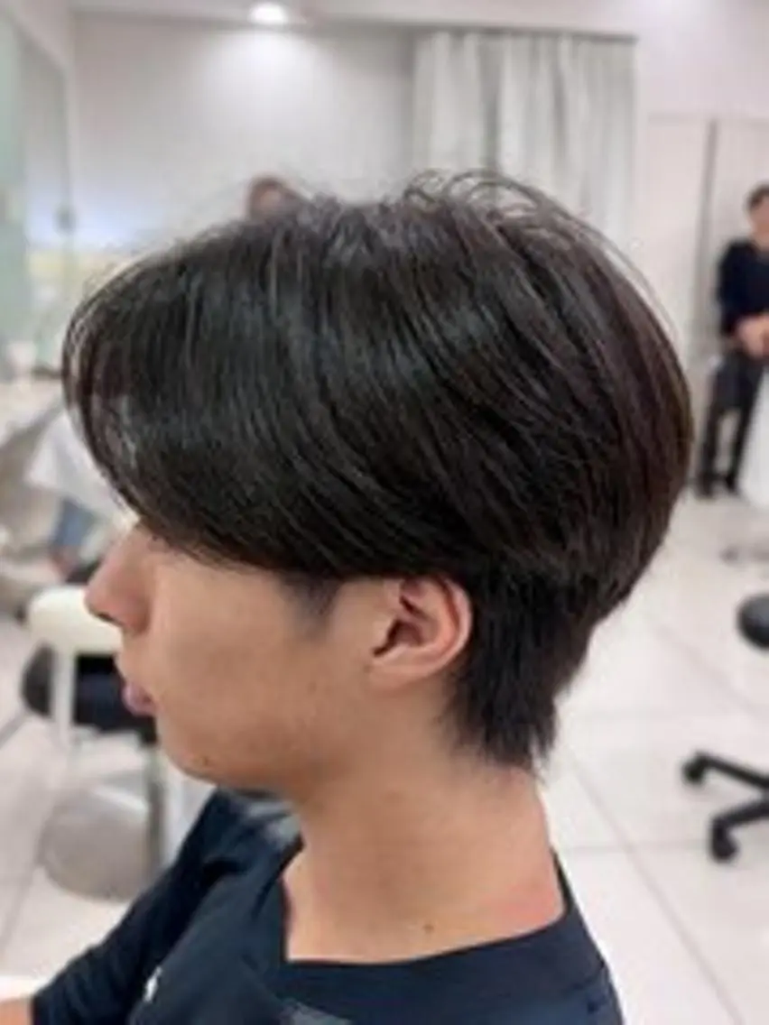 メンズ ショート カット 縮毛矯正 再現性重視 👑店長👑間宮👑のヘアスタイル