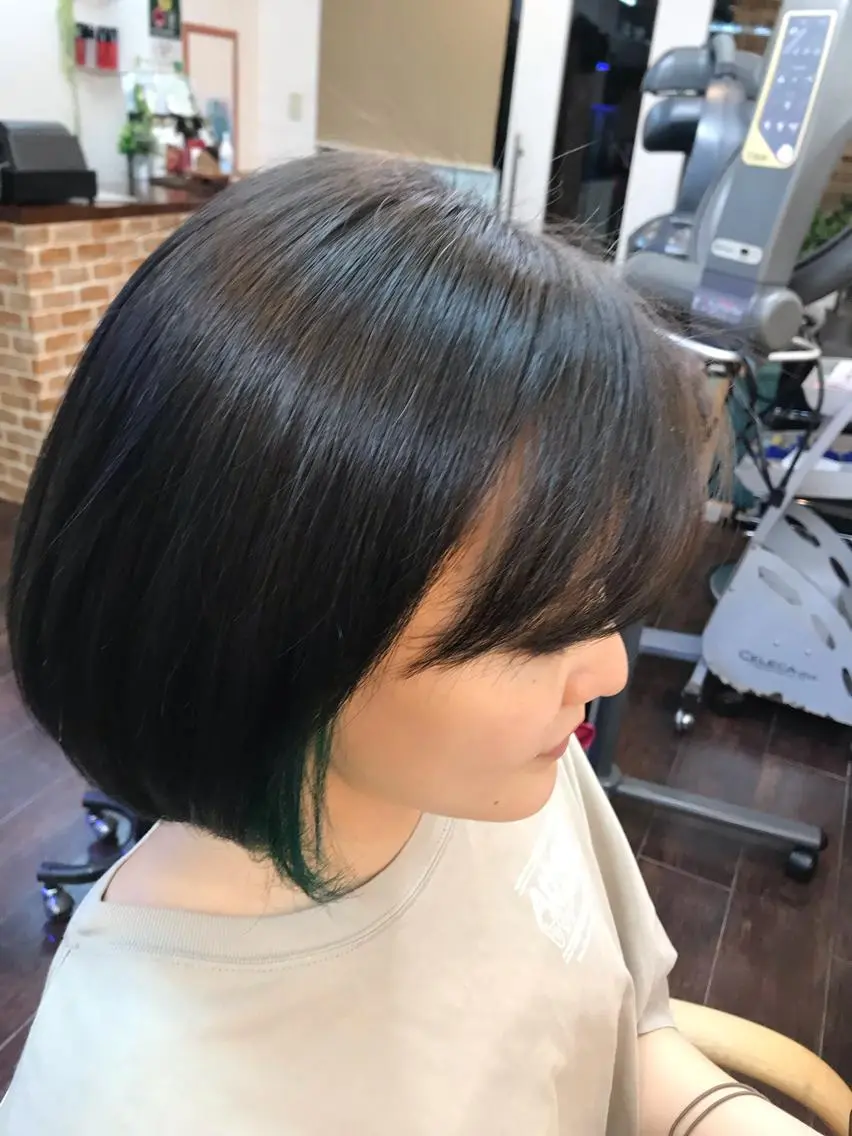 ショート カラー カット パーマ トリートメント 桧山 真のヘアスタイル