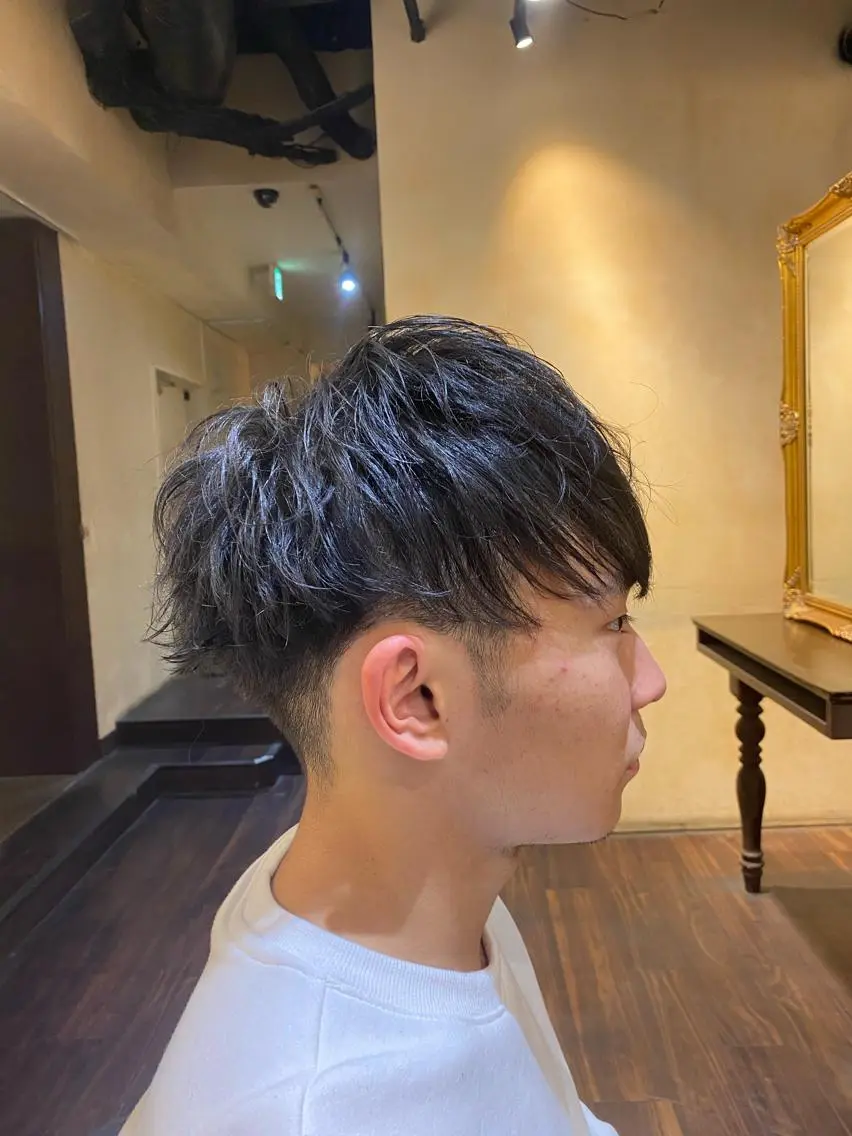 メンズ マッシュ ツーブロック 刈り上げ 大阪メンズヘアのプロ 高橋 直希のヘアスタイル