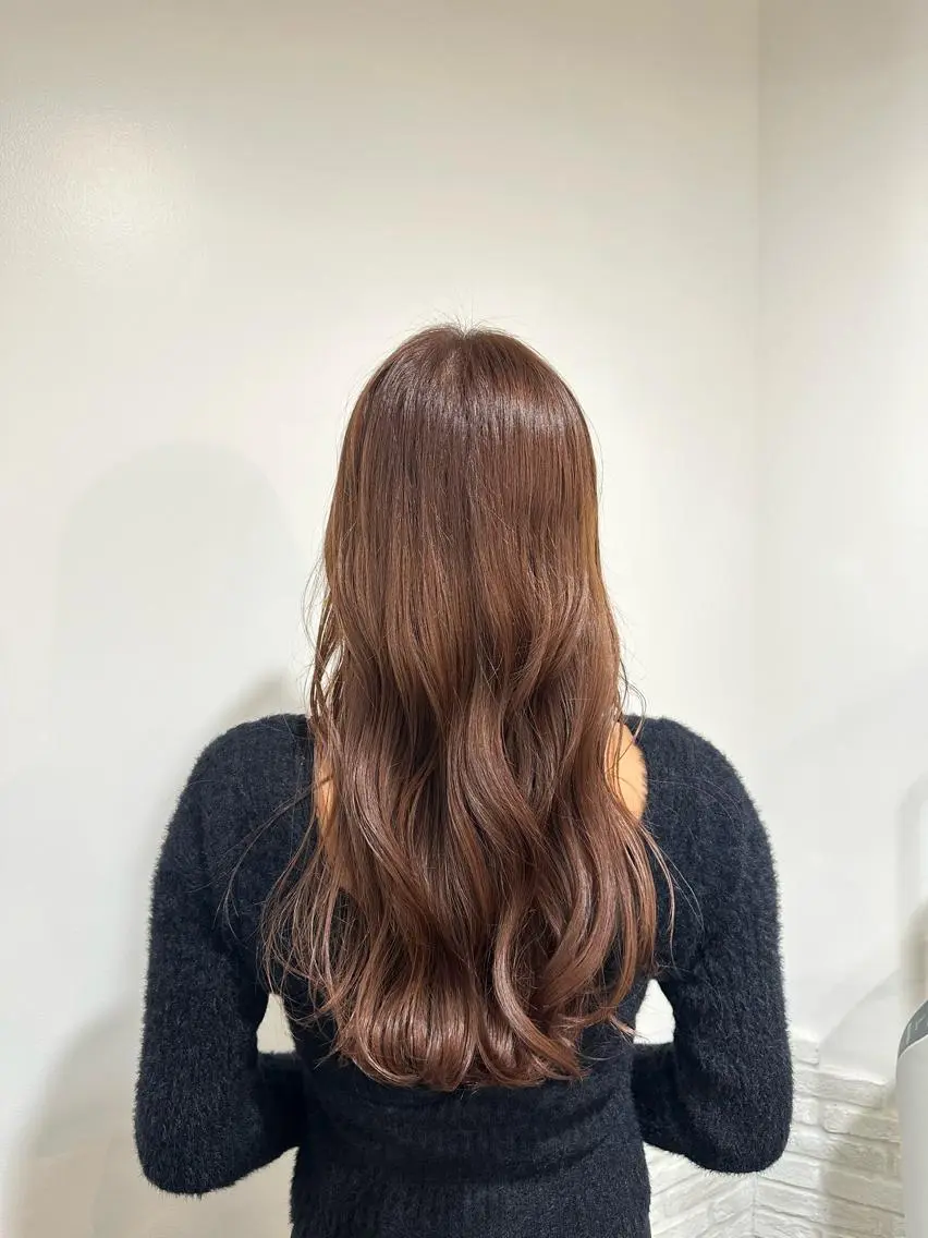 ロング カラー 齋藤 拓麻のヘアスタイル