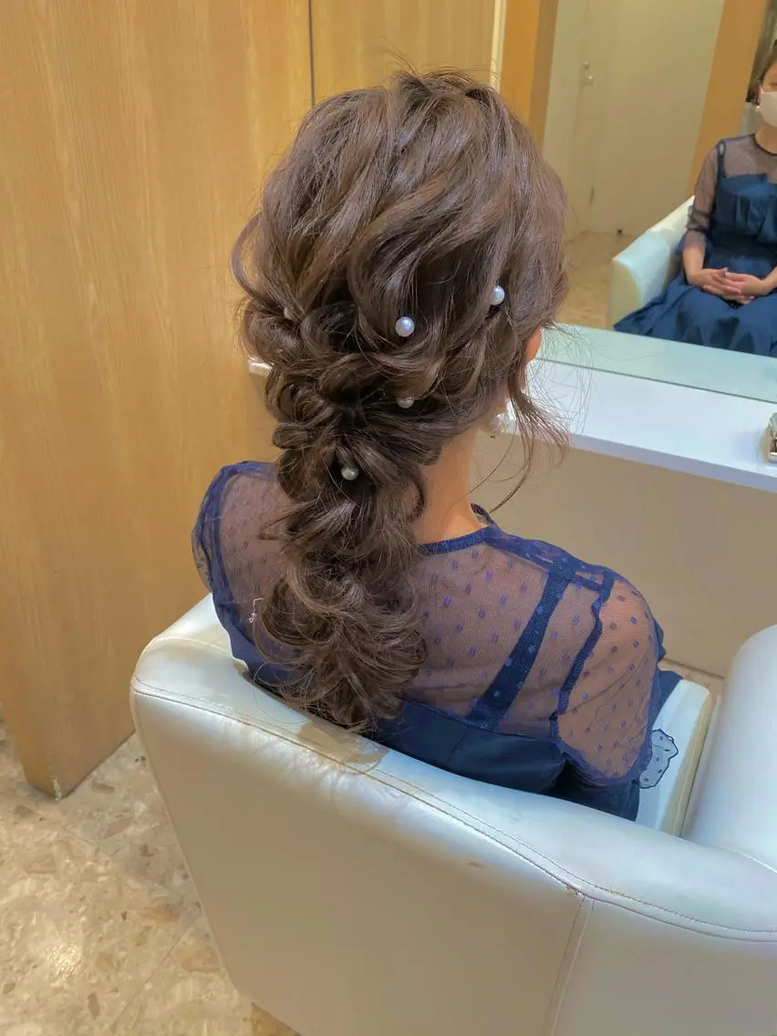 ヘアアレンジ 🌿レイヤー/ブリー チ/🌿‬JINのヘアスタイル