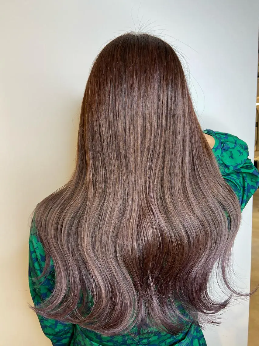 ロング アッシュ 髪質改善 トリートメント 川野 龍一のヘアスタイル