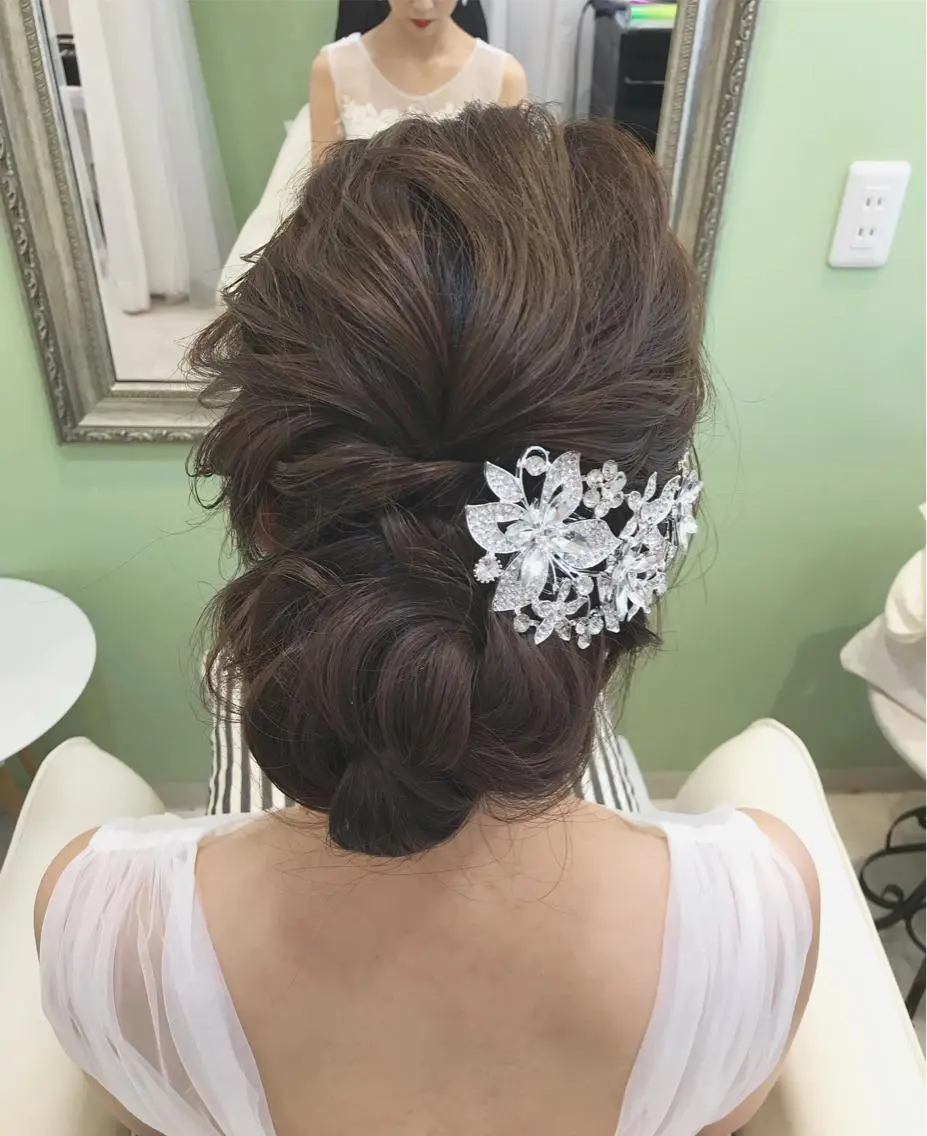 セミロング ヘアアレンジ takebuchi harukaのヘアスタイル