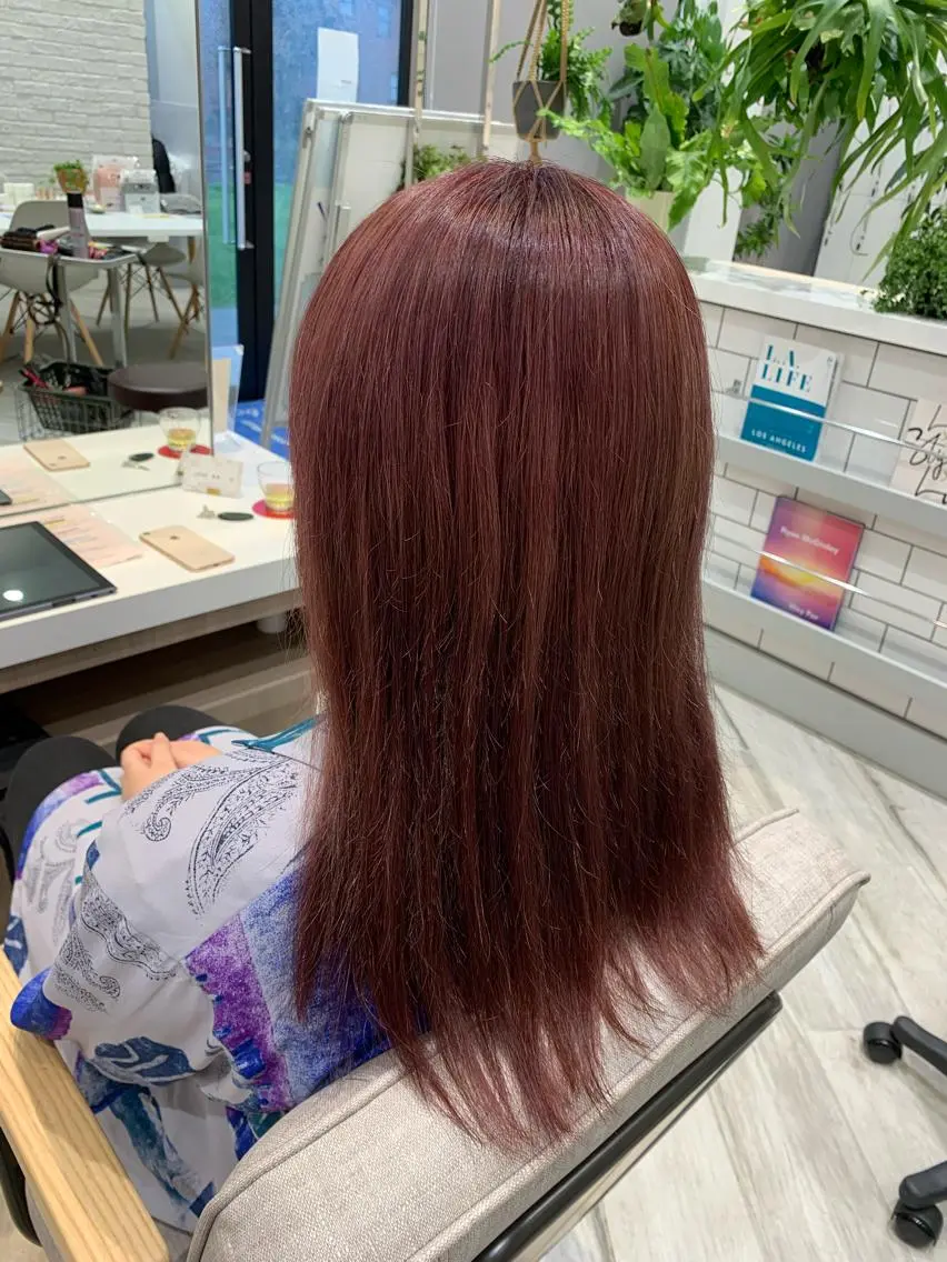 セミロング カラー stylist N0Nのヘアスタイル