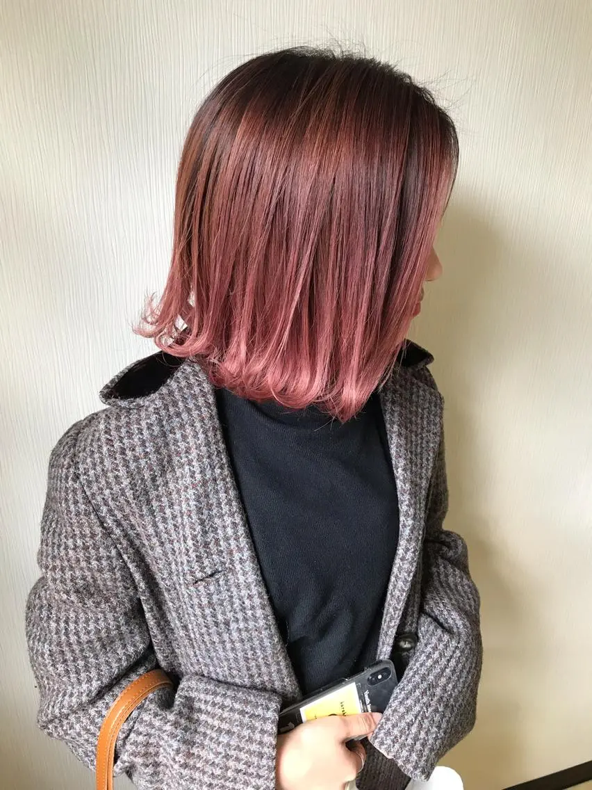 ミディアム カラー 🧡色落ちまで2度 楽しめる🧡ヨシキのヘアスタイル