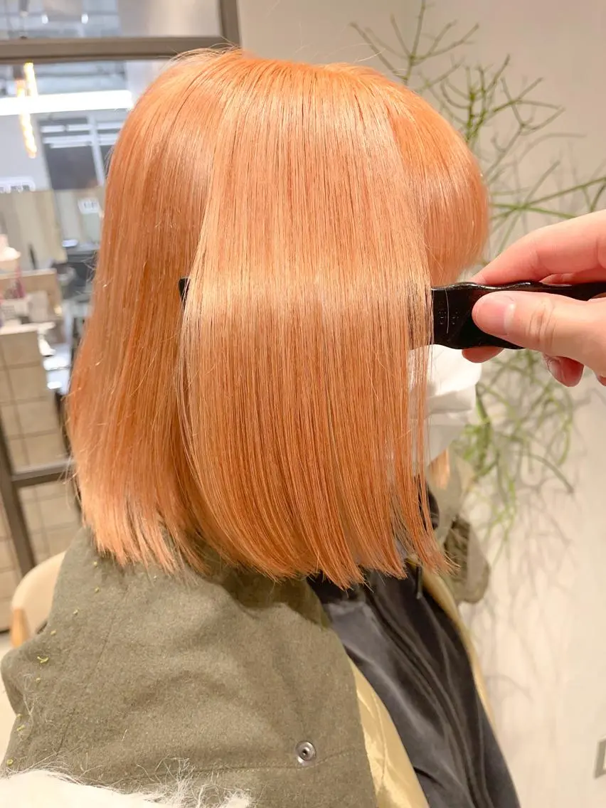 ミディアム 🌈モテ色 村上のぶきのヘアスタイル