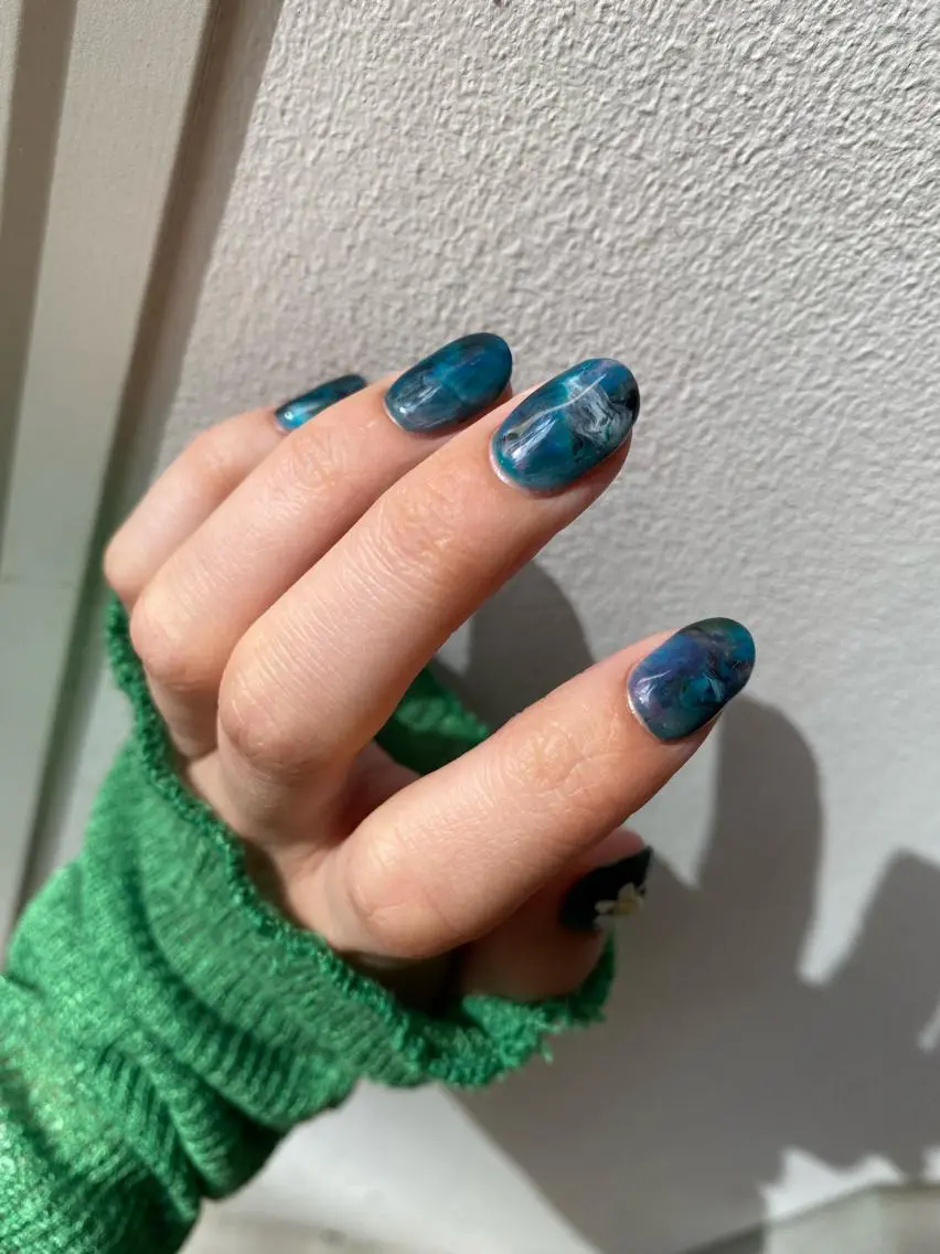 ネイル ハンドネイル 草加ニュアンスネイル 🌚hersのネイルデザイン