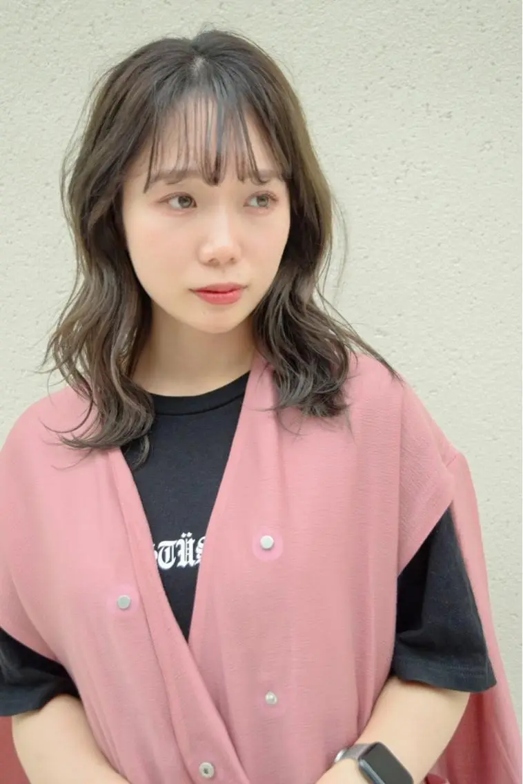 セミロング カット 縮毛矯正 トリートメント 🟤TAP🟤 木曳野　金沢店のヘアスタイル