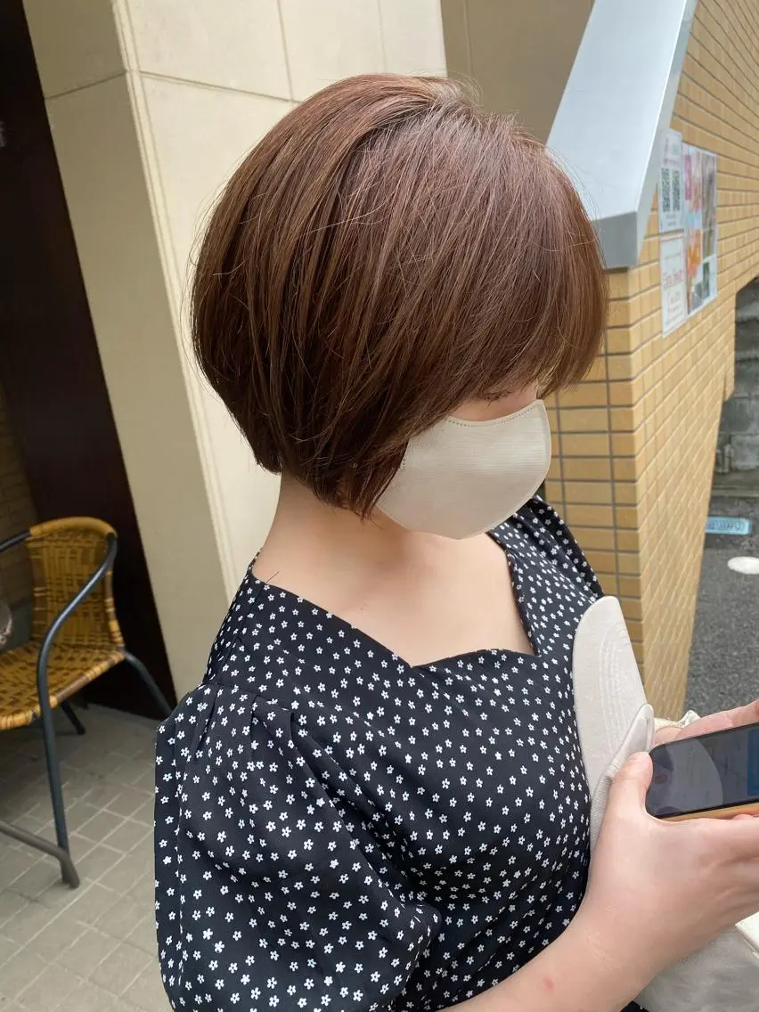 ショート ショートヘア カット ヘアカラー トリートメント 西山 恵太郎のヘアスタイル