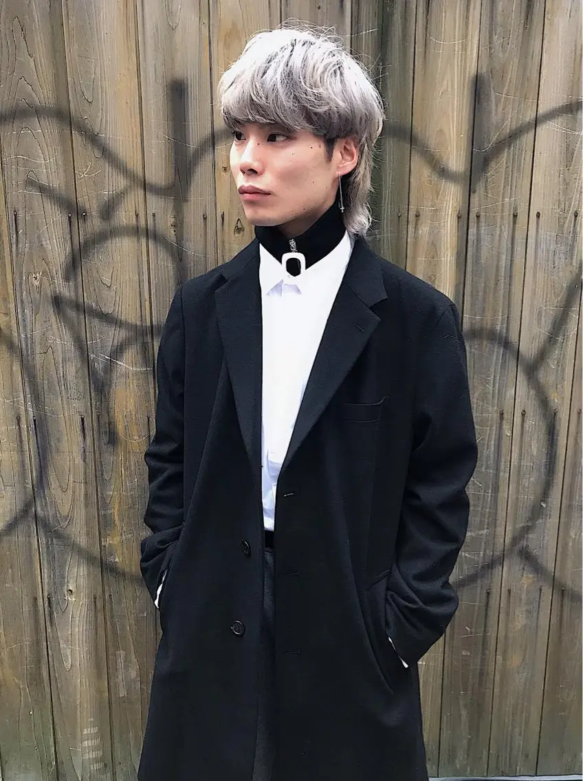 ショート カラー メンズ カット ヘアカラー 山下 亮輔のヘアスタイル
