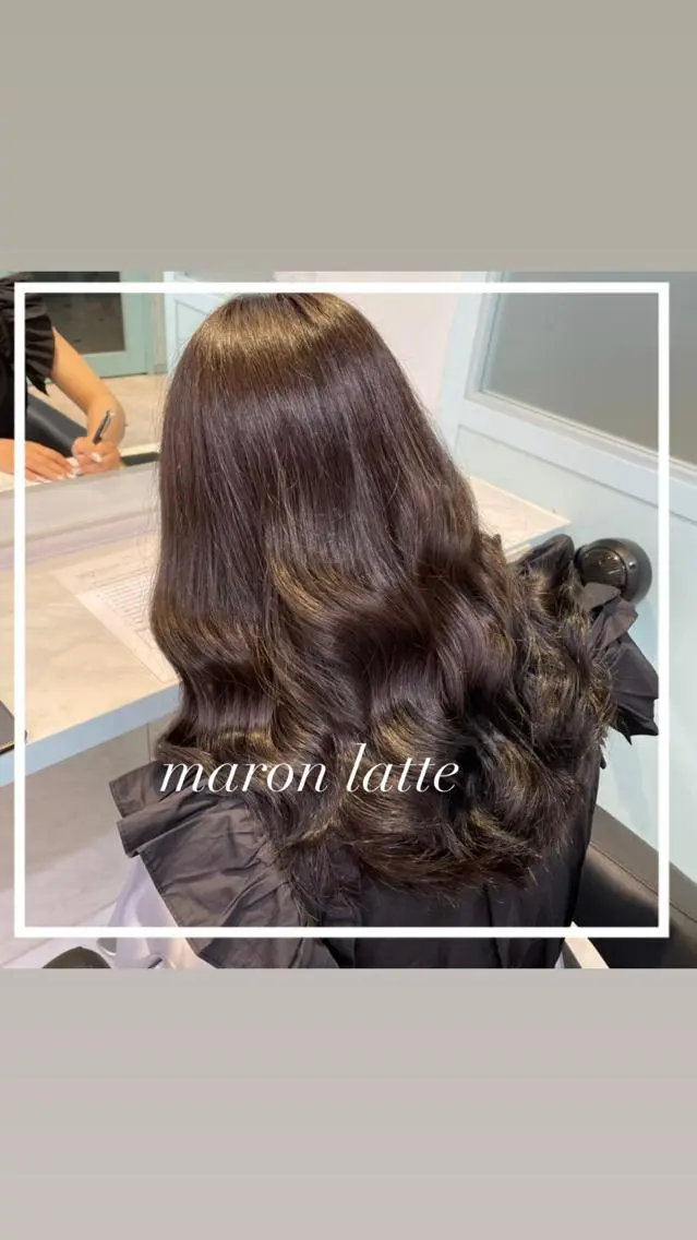 カラー トレンドカラー MAHOのヘアスタイル