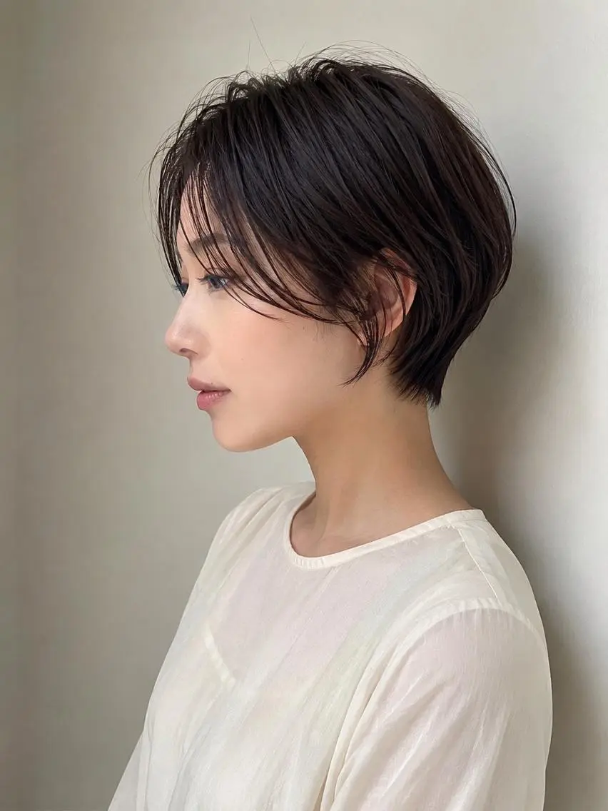 ショート ショートヘア 大人ショート/ 似合わせ/中野のヘアスタイル