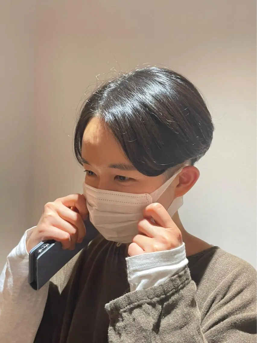 ショート メンズ 刈り上げ 刈り上げ 村松 花笑のヘアスタイル