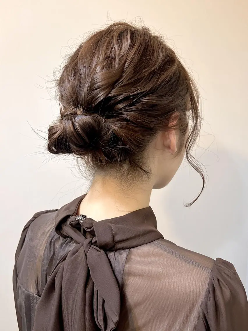 ヘアアレンジ ヘアセット 🤍ヘアセット.ヘア アレンジ湯山詩織🤍のヘアスタイル