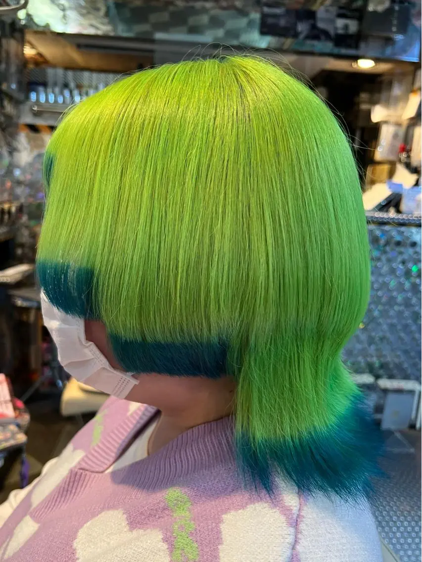 ミディアム カラー ヘアアレンジ デザインカラー KOYA ｺﾔのヘアスタイル