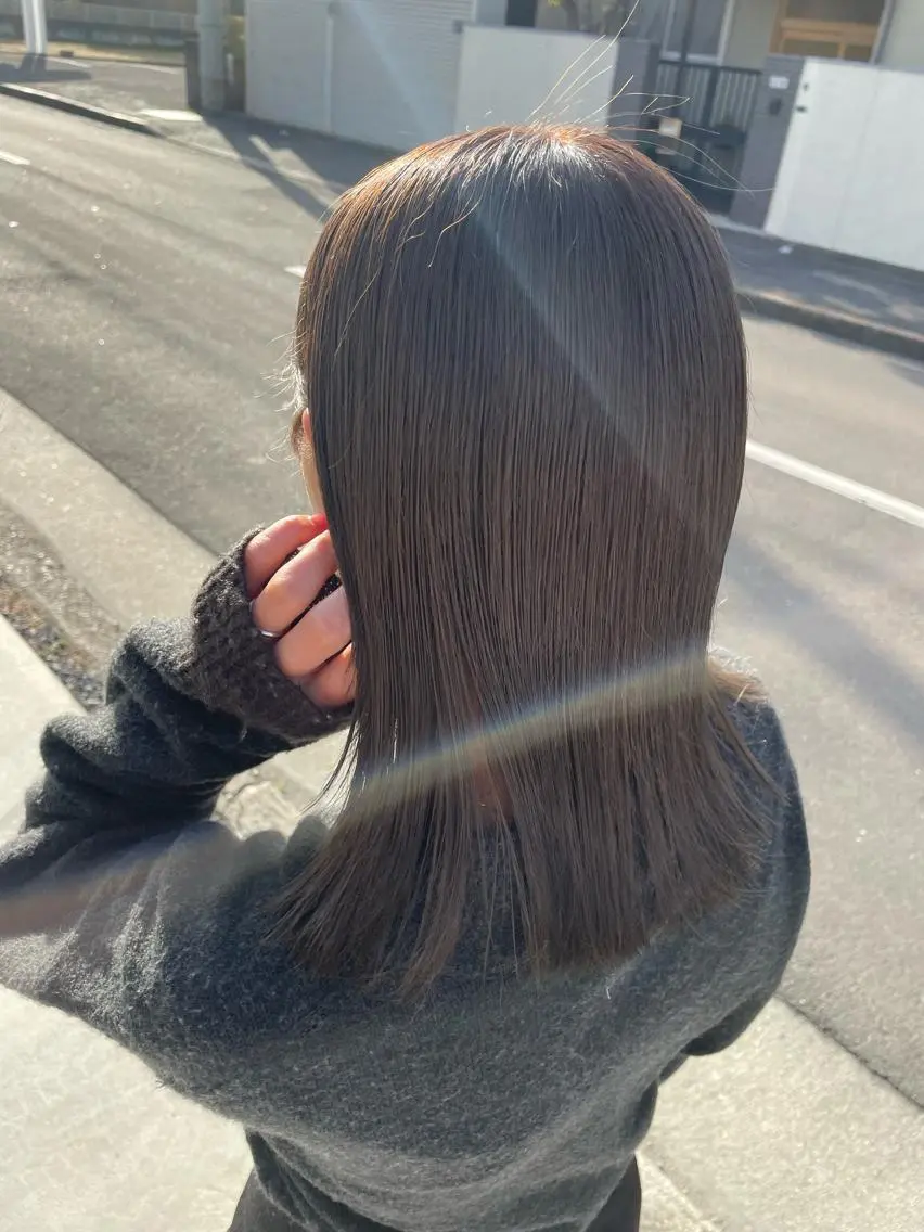 カラー グレージュ Matsubara asuka  ☪︎のヘアスタイル