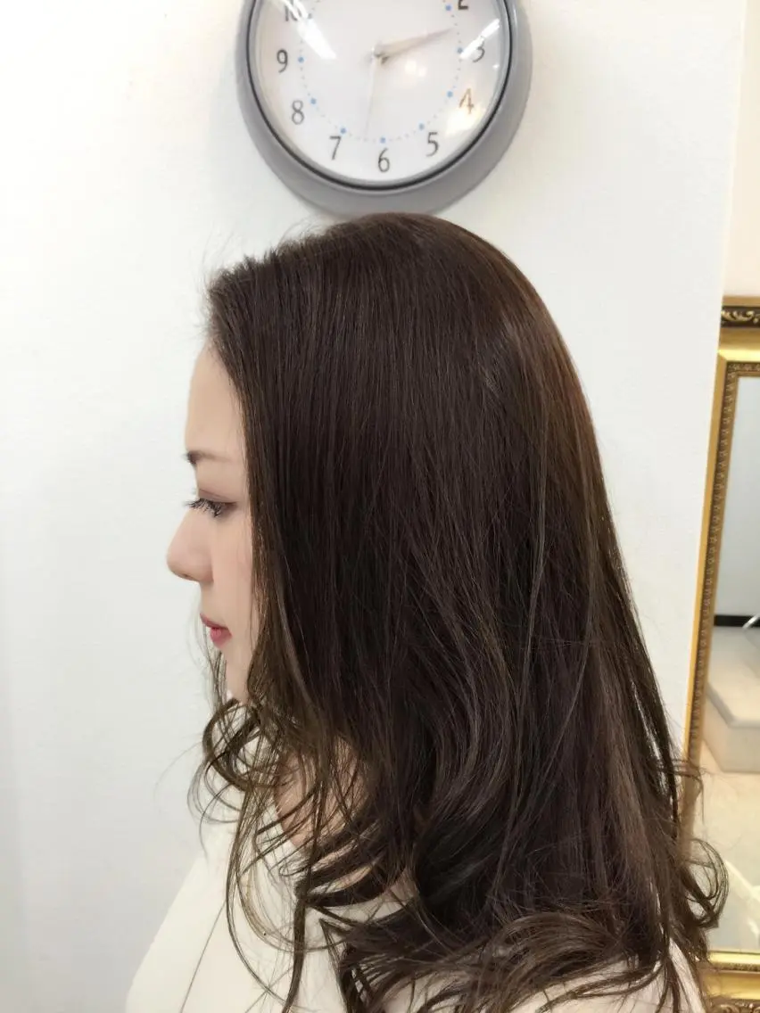 セミロング hama yukiのヘアスタイル