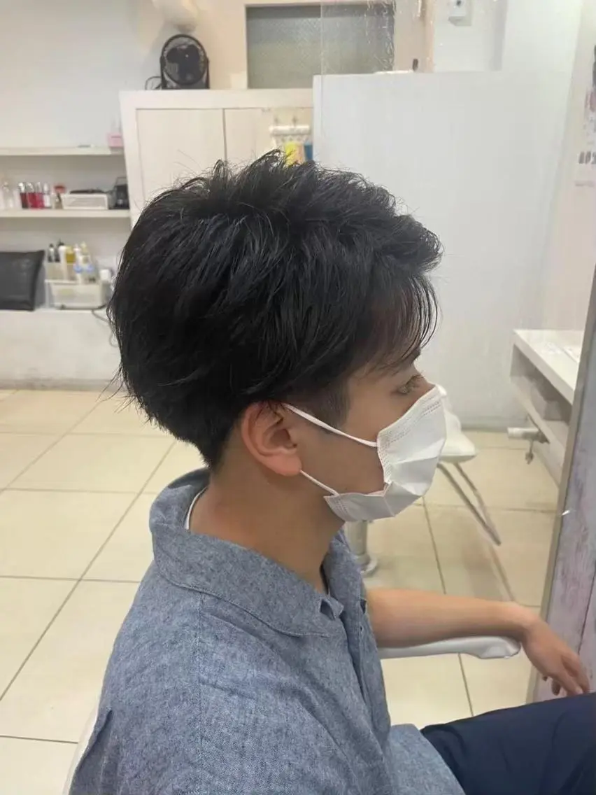 ショート メンズ 【メンズカット】 ✂️モデル募 市村のヘアスタイル