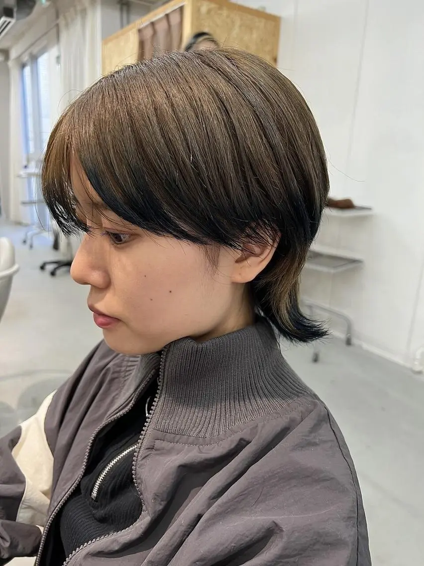 カラー ボブ/艶カラー ✨SUKURI 玉造のヘアスタイル