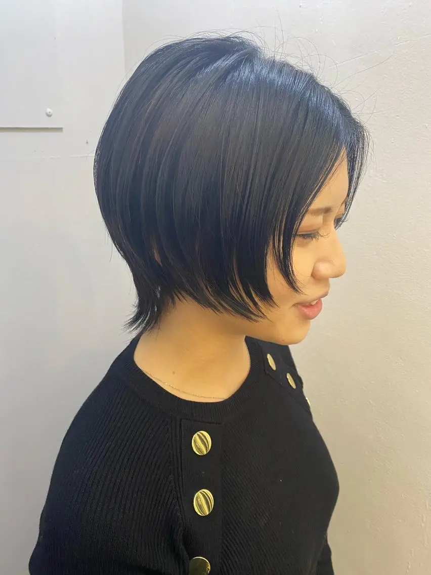 ショート カラー ショートヘア ウルフカット 艶髪カラー&ウルフ フルカワ ヒロズミのヘアスタイル