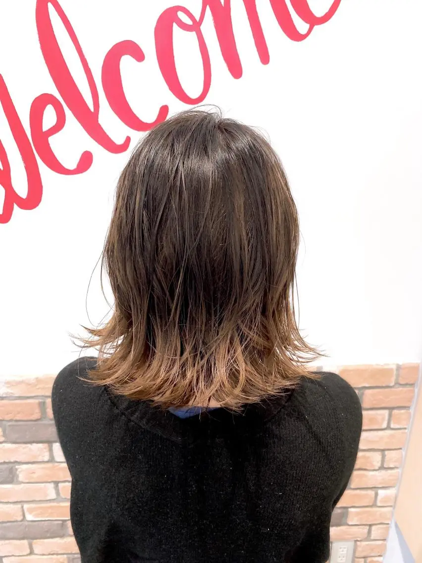 ミディアム カラー 加藤 琢也のヘアスタイル