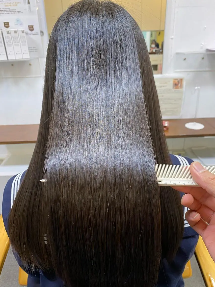 ロング 髪質改善 トリートメント カット トリートメント 【髪質改善】に特化 オリーブオイルクラブのヘアスタイル