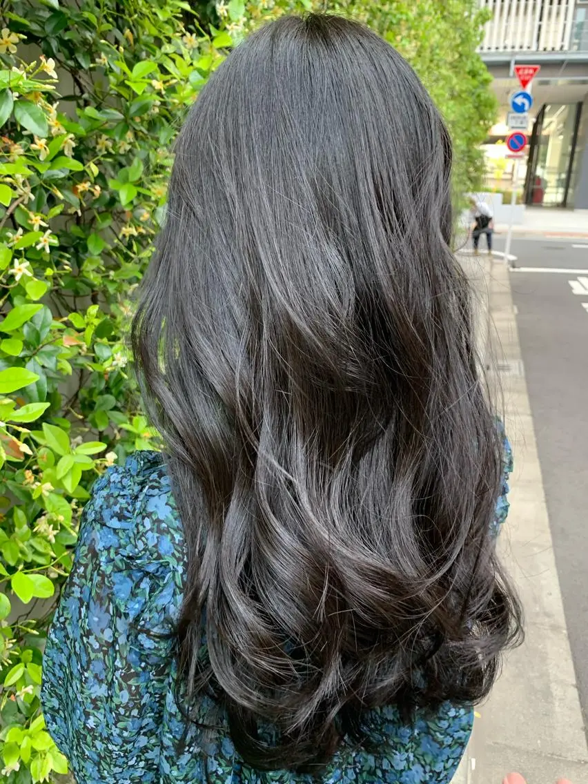 ロング カット ヘアカラー トリートメント 🌟美髪縮毛矯正🌟 吉田冴一のヘアスタイル