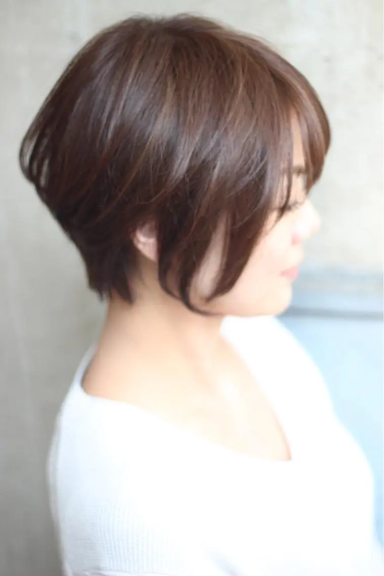 ショート カラー パーマ ショートヘア カット ヘアカラー トリートメント 成松 勇治のヘアスタイル